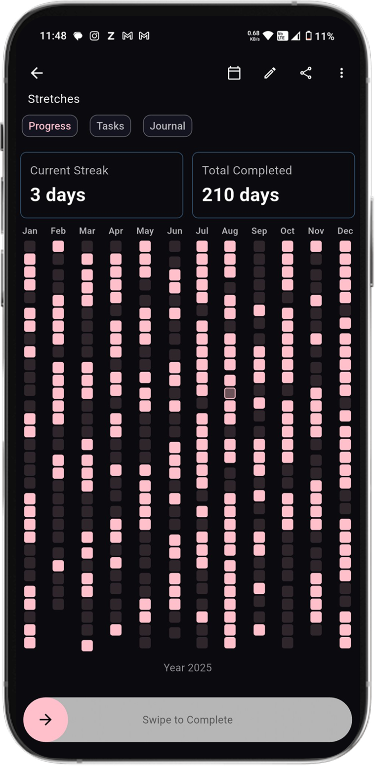 Habit Tracker Grid 4