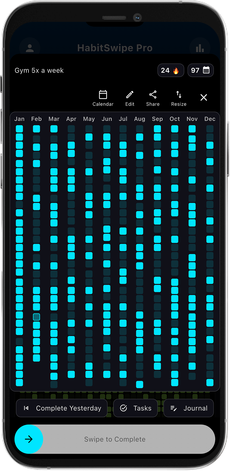 Habit Tracker - HabitSwipe